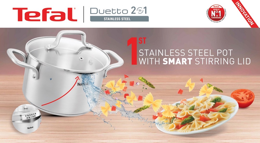 Tefal Duetto Stewpot 20 cm - 220800001 Tefal Duetto Stewpot 20 cm - 220800001